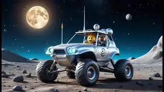 Voroom Voroom! The Moon Rover Run | Space Adventure Song | Fun Moon Rover Rhyme for Toddlers