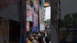 Powerstar Pawankalyan Fans Mass Celebration at Sandhya Theater Hyderabad