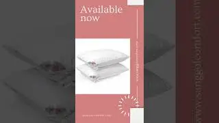 Duck Down & Feather Mix Pillow for back & side Sleepers