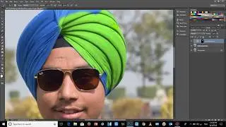 Change Turban Color in Photoshop CC | Change any clothes Color ||  vishu creations