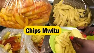 How To Cook Chips Mwitu At Home/ Kenyan Street Food. #chips
