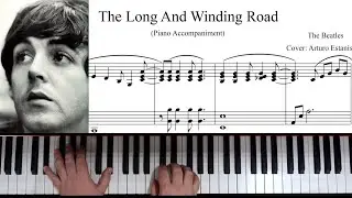 The Long And Winding Road - The Beatles - Piano Accompaniment - Free Sheet Music / Partitura Gratis