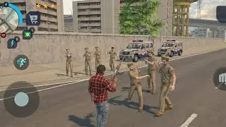City Gangster Road Clash ! Police Strike Back | Desi INDIAN GANGSTER Simulator