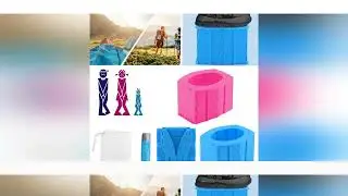 Folding Toilet Portable Toilets Seat Commode Potty Car Toilets Camping Toilet Travel Bucket Toilet S