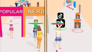 Popular vs Nerd 👸❓👧 All Levels Gameplay Android,ios
