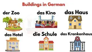 Buildings in German &ndash; Learn German Vocabulary for Places & Buildings