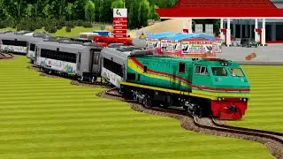 Kereta Api vs Rel Berkelok part 3 #keretaapi #keretaapiindonesia #train