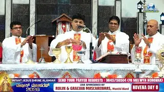 NOVENA DAY 8 | INFANT JESUS SHRINE ALANGAR | Annual Feast 2026 | Rev. Fr Jesudas D'Costa