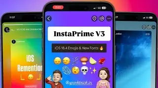 InstaPrime V3 NEW Update 🔥 | iOS Instagram For Android | Re-mention Stories + iOS Emojis & Fonts!