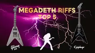Gibson USA Dave Mustaine Flying V vs Epiphone Dave Mustaine Flying V Custom | 'Megadeth' Riffs Top 5