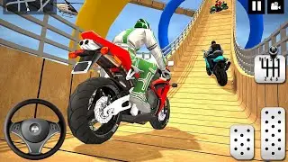 Impossible Stunts Bike Racing Games 2018 - Sky Road