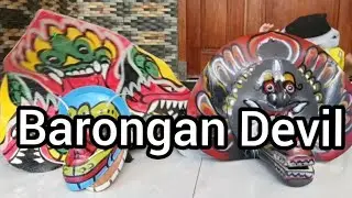 BARONGAN DEVIL TARUNG / Indonesian Mask Dance #fyp
