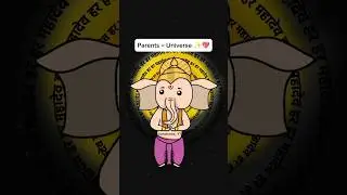 Parents=Universe ✨💖 #ganpati #ganesh #shorts #status