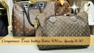 Сравнение: Louis Vuitton Retiro NM и Speedy B 30