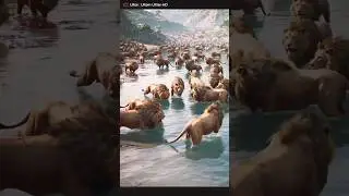 lion city #lion #wildlife #aivideo