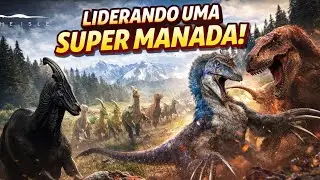 LIDEREI UMA SUPER MANADA DE HERB&Iacute;VOROS&hellip; E OS DILOPHOSAURUS INVADIRAM 😱