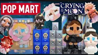 ☆&deg;&bull;●○🌙POPMART CRYBABY UNBOXING🌙○●&bull;&deg;☆ Crying to the Moon, Sad Club & Shiny Shiny 🖤