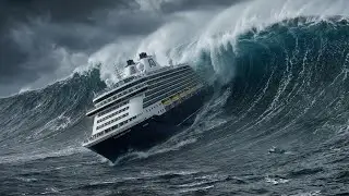 Largest Tsunami Waves Ever | The End of MV Aurora Titan (AI VFX)