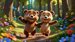 Three Bouncing Bears Count to Ten | Fun Counting Song for Kids | Nursery Rhymes and Baby Songs