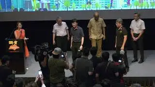 Emcee Shandy Tan - MOU Exchange between AIC and SMRT