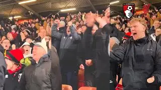Bournemouth Fans ERUPT at Vitality Stadium After Last-Minute Winner vs Liverpool