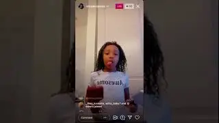 Bad kid Paris on live doing hair