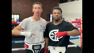 Riccardo Rizzi - Sparring at Top Rank Boxing Gym in Las Vegas