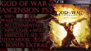 God of War Ascension New Game+ PS3 (Titan) 100% Walkthrough Bonus Extras (No Commentary)