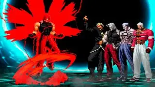 [KOF Mugen] Clone Blood Rugal vs KOF Bosses