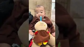 初めてバイバイした日🤗 #赤ちゃん #vlog #家族