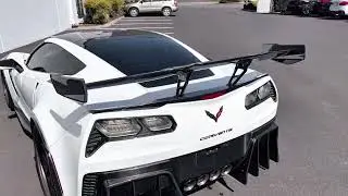 ZR1 ZTK Style Extended Rear Wing for Corvette C7