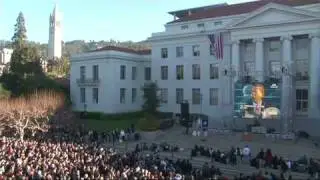 Inauguration viewing at Sproul Plaza [UC Berkeley]