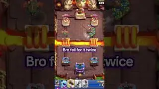 How did he fall for the mighty miner twice?#clashroyale #clash #mightyminer #miner #nerfminer