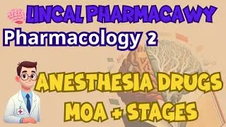 Pharmacology 2 Anesthesia Drugs intro|| Lecture 1