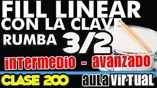 rumba clave 3:2 linear fill (resumen)