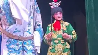 偃师曲剧团代表剧目:《潘阁舍妻》相府选人片段，每个人的表演都很出彩。