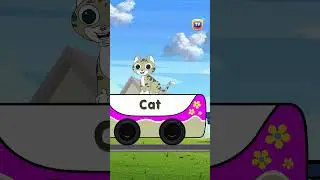 ABC Animal Train Phonics Song -Part1 #BabyTaku #Shorts #ChuChuTV #NurseryRhymes #KidsSongs #Animals