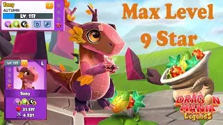 Autumn Dragon Max Level 9 Star - Dragon Mania Legends - Gameplay Part 1727 HD