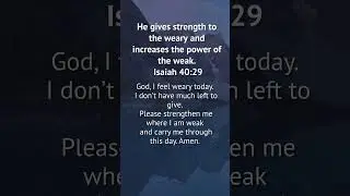 If You&rsquo;re Feeling Worn Down Today,  Pray This