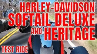 2020 Harley-Davidson Softail Deluxe & Heritage Test Ride