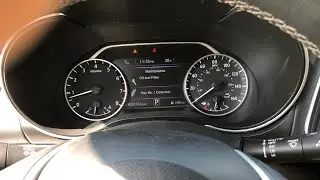 maintenace oil and filter reset  nissan maxima 2018 model