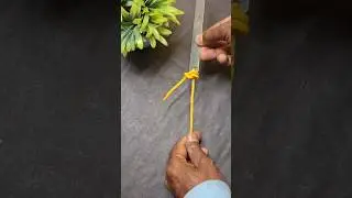 Как завязывать узлы на веревке на чем угодно.How to tie rope knots on anything...#Technician