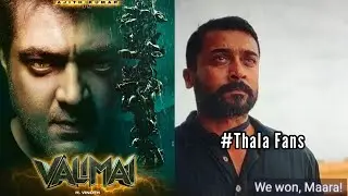 Valimai firstlook motionposter Troll video valimaiupdate MEME Reaction Multimedia2.0