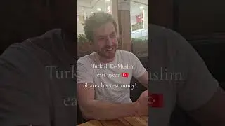 Turkish Ex-Muslim converted to&nbsp; Christ, sharing his testimony and eating his first meal with Bacon