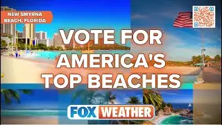 Vote For America's Top Beaches | New Smyrna Beach | FOX35 Brooks Garner