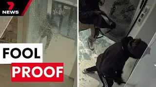 Would-be thieves flee empty-handed after failed Walkerville jewellery store heist | 7NEWS