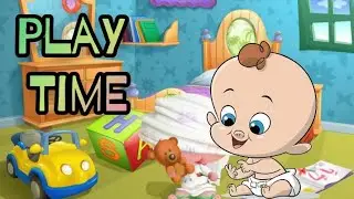 Cute Baby Playing With Toys | Stacking rings | Cute Baby Video | ABC Song | Nursery Rhymes |