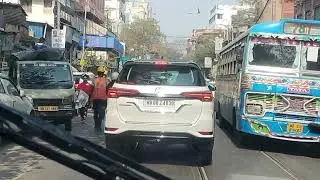 10 minute of heavy traffic 🚦🚦 kolkata in india 