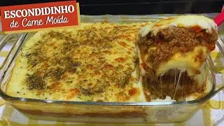 ESCONDIDINHO DE CARNE MOÍDA COM PURÊ DE BATATA | SUPER FÁCIL | Receitas da Maninha