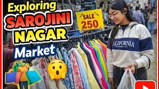 Sarojini Nagar Market Still Open 😱 | Cheap Prices, Huge Variety | Full Market Explore Vlog